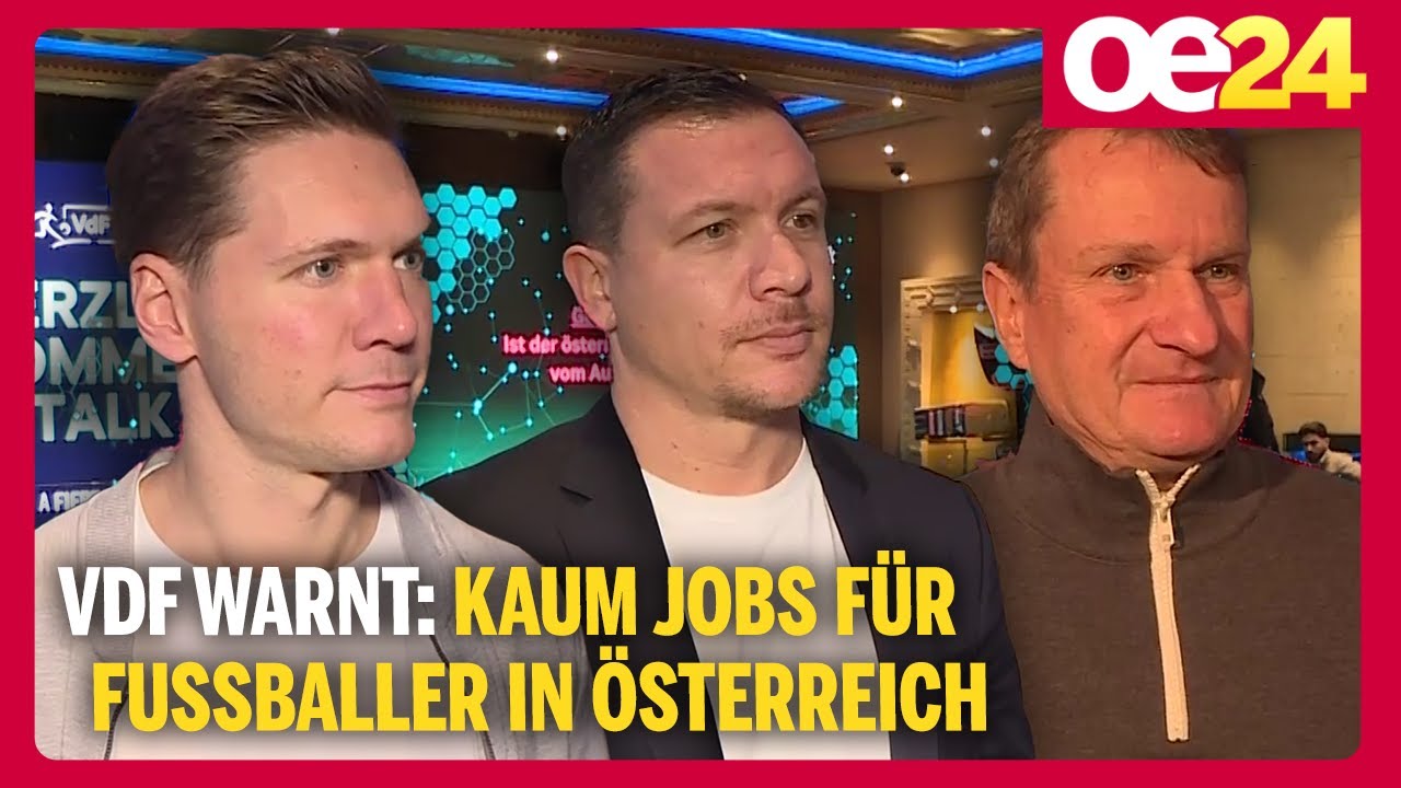 VdF warnt: Kaum Jobs für Fußballer in Österreich