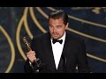 OSCARS 2016- Leonardo DiCaprio Wins Best Actor Oscar for The Revenant