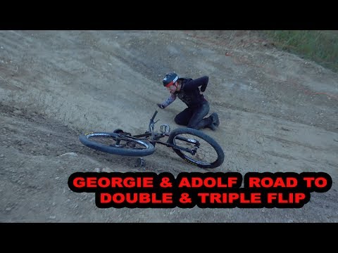 Georgie and Adolf Road to Double & Triple Flip | Vlog #22
