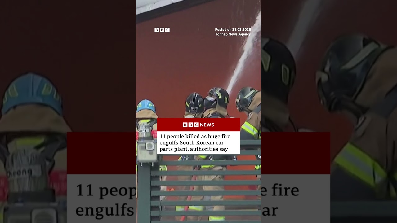 11 people killed as fire engulfs South Korean car parts plant, authorities say. Daejeon BBCNews