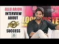 Allu Arjun's interview about Sarrainodu success