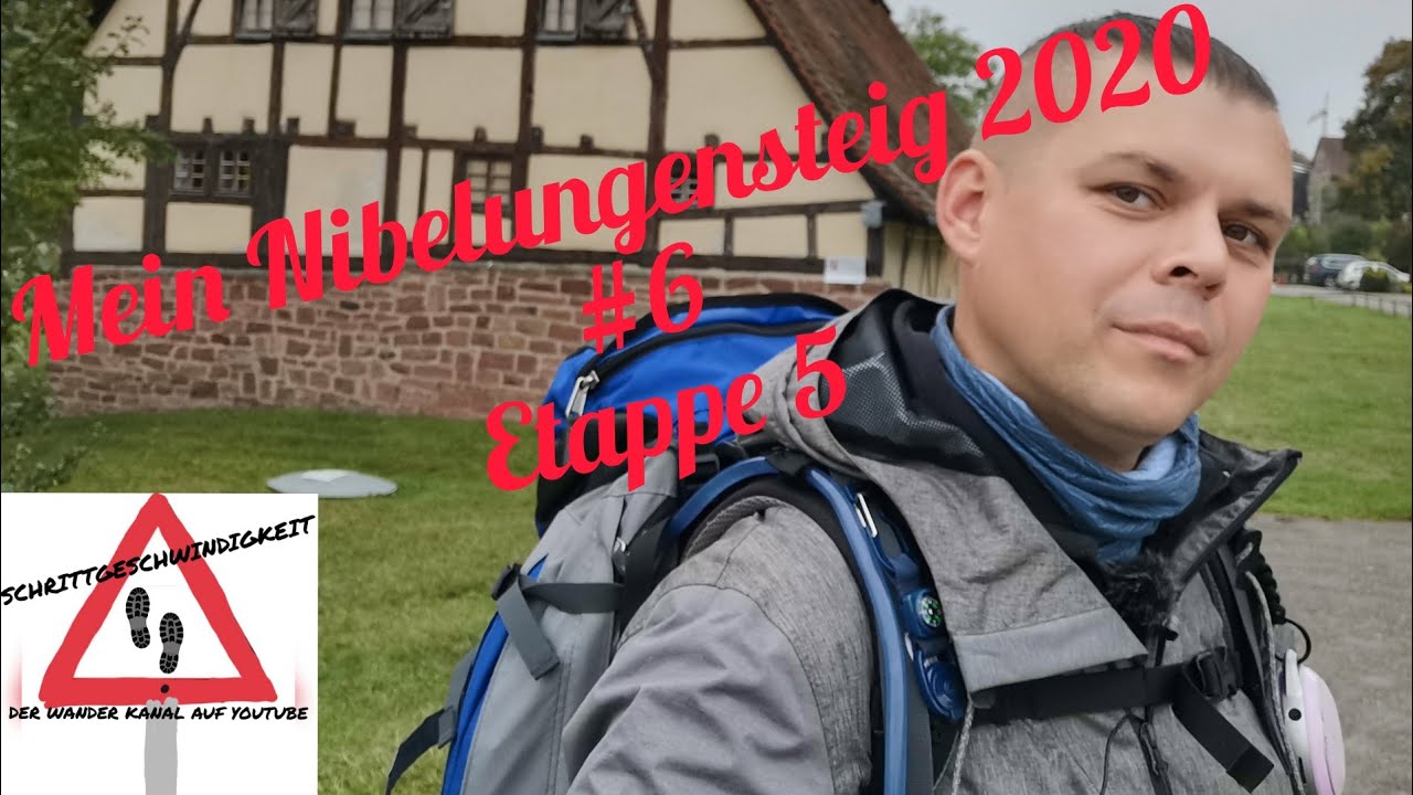 Vorschaubild für das Youtube-Video: Schrittgeschwindigkeit: Mein Nibelungensteig 2020 #6 / Etappe 5 (17.10.2020)