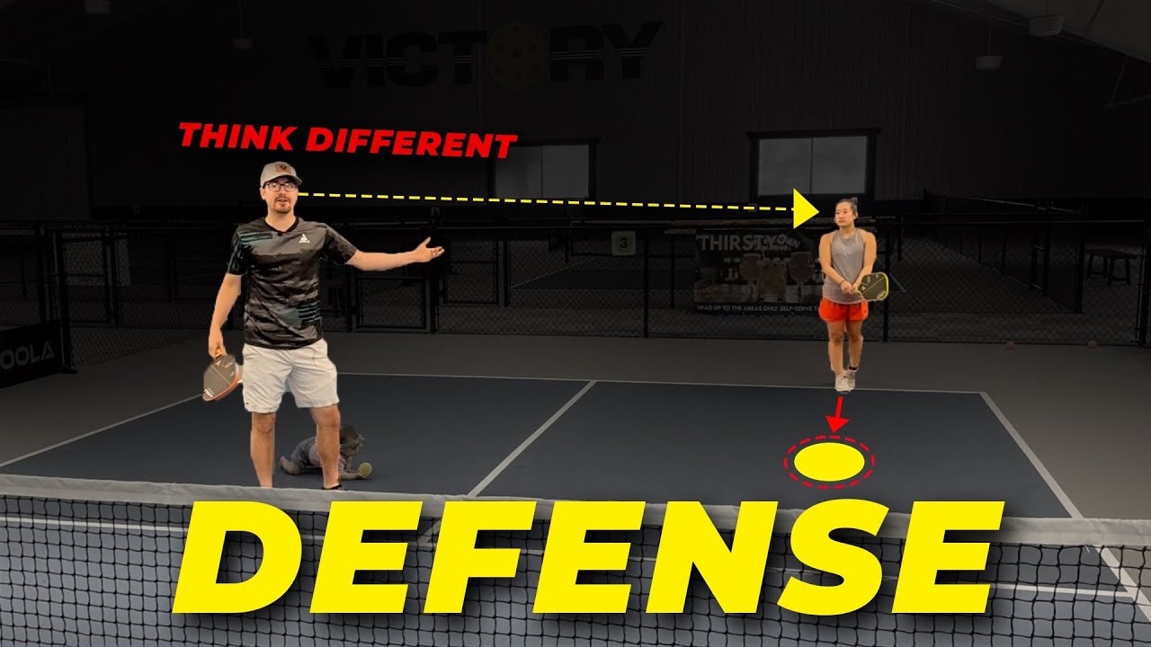 DEFENSIVE PICKLEBALL!!! (Not what you think!)