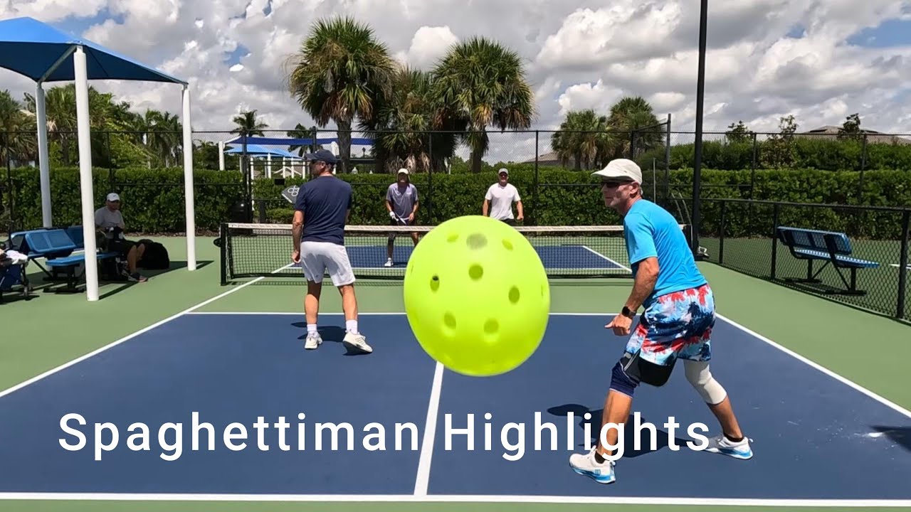 Senior Pickleball - Spaghettiman Highlights #engagepickleball