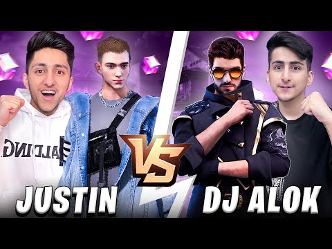 DJ ALOK VS JUSTIN BIEBER 1 VS 1 GAMEPLAY FREE FIRE - GARENA FREE FIRE