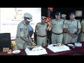 On duty police personnel celebrate new year in Hyderabad and Vijayawada | News9