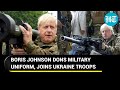 UK PM Boris Johnson hurls grenade as he joins Ukraine troops during their training in Britain