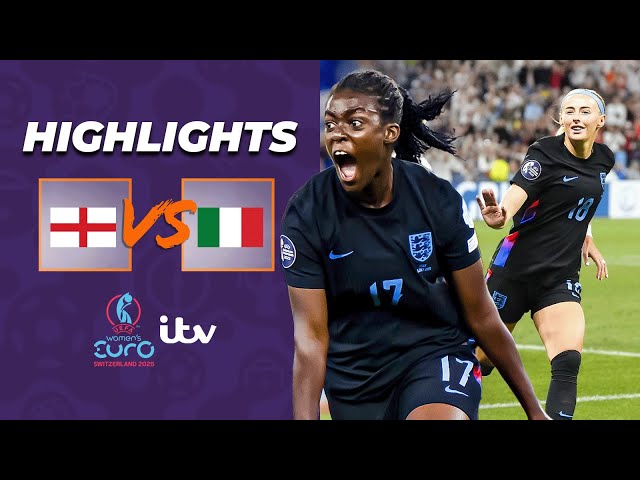 HIGHLIGHTS - England v Italy | Lionesses reach ANOTHER final | UEFA Women’s EURO 2025 SF