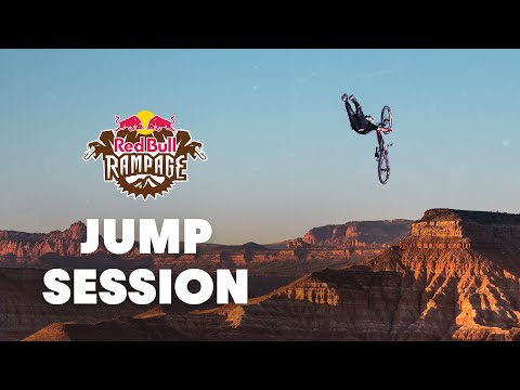 Riders Take Flight for First Jump Session- Red Bull Rampage 2015