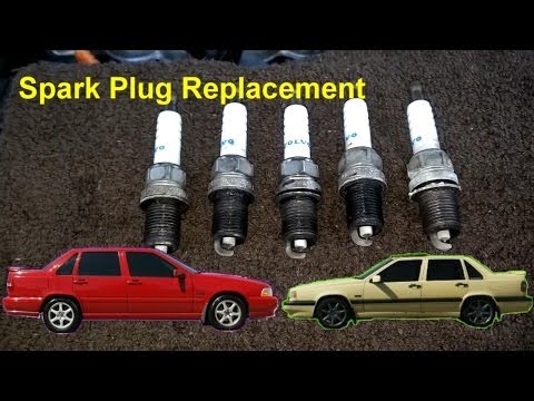 VOLVO 960 - (5 Cyl. Turbo Engines) Spark Plugs Removal