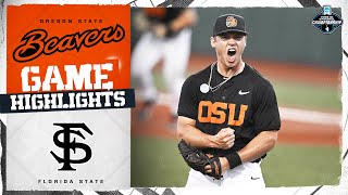 Oregon State Baseball Highlights: 6/8/25 vs. Florida State