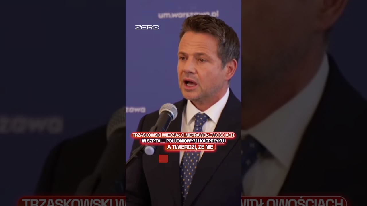 TRZASKOWSKI KŁAMIE W SPRAWIE SZPITALA POŁUDNIOWEGO