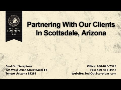 Partnering with our Clients in Scottsdale | Seal Out Scorpions