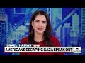 New Jersey woman talks about fleeing Gaza  - 04:25 min - News - Video