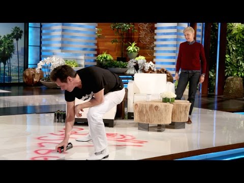 Jim Carrey Paints a Picture for Ellen