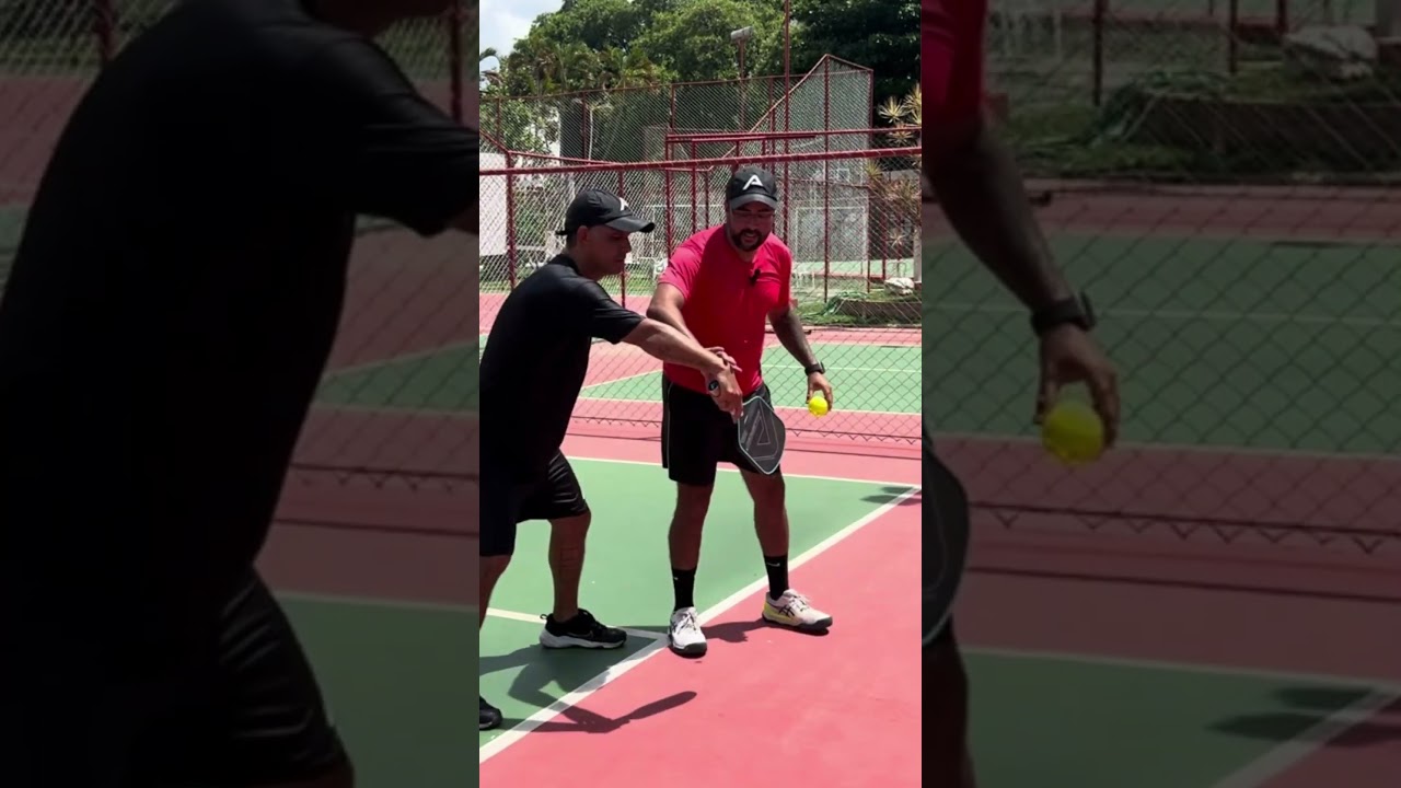 COMO FAZER O TOP SPIN ROLL PT 06 #sport #sports #pickleball #tennis #shorts #short #shortvideo