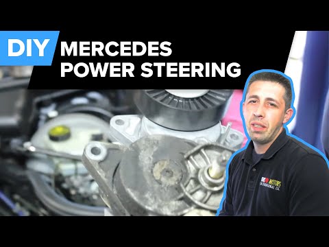 MERCEDES-BENZ E-Class (210) - E320 - Power Steering Belt Tensioner Replacement