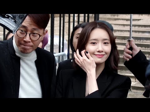 SHINee and Girls' Generation's stars Minho 민호 and YoonA 임윤아 - Givenchy fashion show in Paris - 03/04
