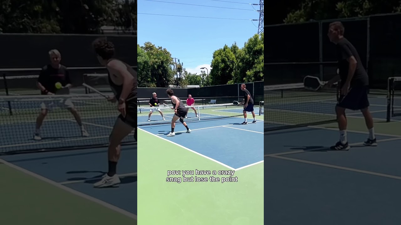 The pickleball pressure builds 📈