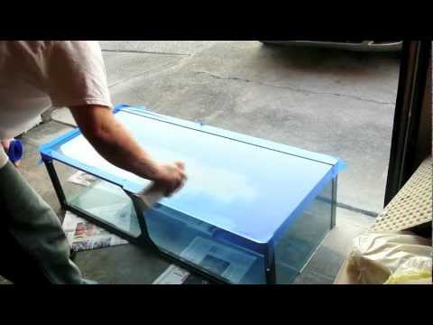 Blue Life Usa Aquarium Backgrounds Videomoviles How To Spray Paint Your Fish Tank