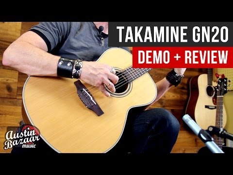 Takamine GN20-NS NEX Solid Cedar Top Acoustic Guitar, Natural Satin