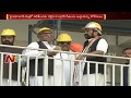 Policemen Stop Congress Leaders On Checking Metro Rail Work : Hyderabad