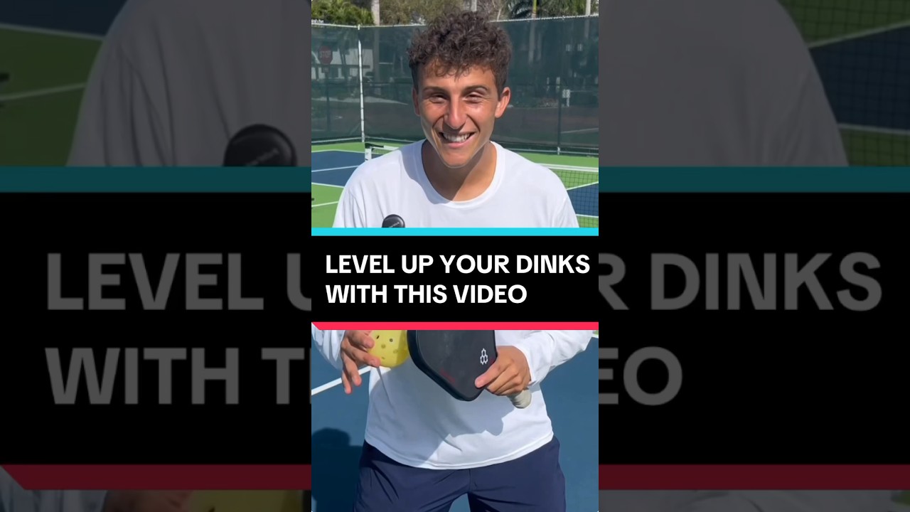 Level up your dinks with this method! #pickleballtips #pickleball #shorts