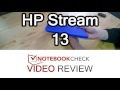 HP Stream 13 (Celeron N3050) review and test results.