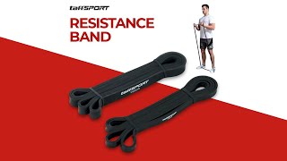 Pratinjau video produk TaffSPORT Tali Lateks Olahraga Pull Up Resistance Band Fitness Workout Size M - Y66OR