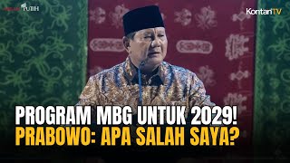 Curhat Presiden Prabowo di Acara Natal Bersama: MBG untuk 2029 Apa yang Salah?