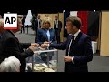 French and German presidents vote in EU election