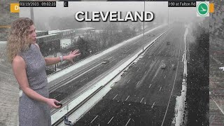 Lake effect snow updates: Cleveland weather forecast for March 19, 2023