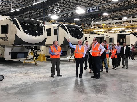 Indiana U.S. Senator Mike Braun Visits RV Grand Design Indiana U.S. Senator Mike Braun Visits RV Grand Design