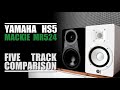 Mackie MR524 vs Yamaha HS5  ||  5 Track Comparison