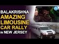 Balakrishna Amazing Limousine Car Rally in New Jersey- GPSK Team USA Success Tour