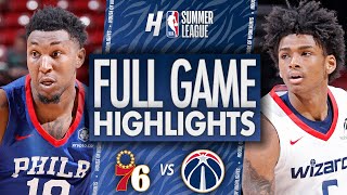 Philadelphia 76ers vs Washington Wizards - FULL Game Highlights | July 15, 2025 NBA Summer League