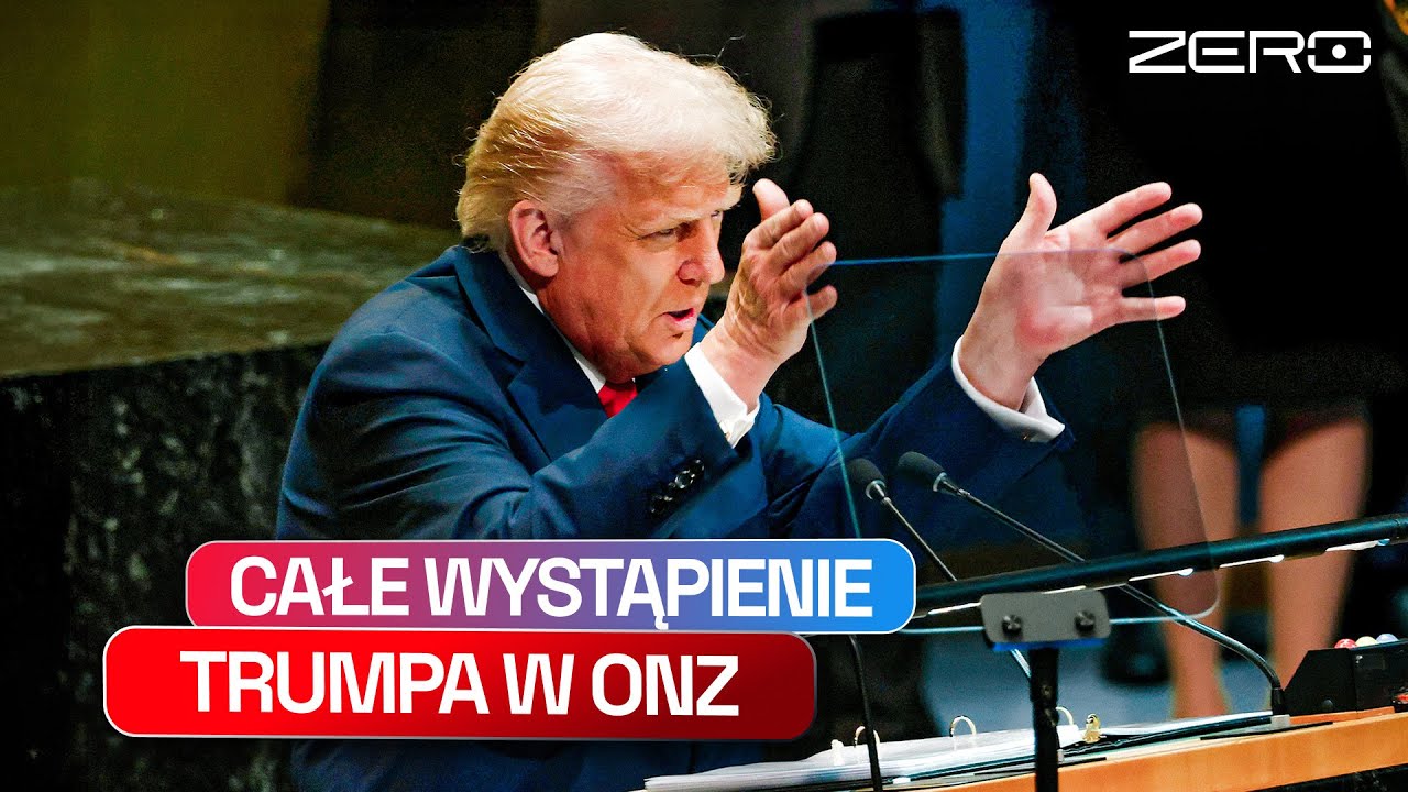 DONALD TRUMP W ONZ - CAŁE PRZEMÓWIENIE