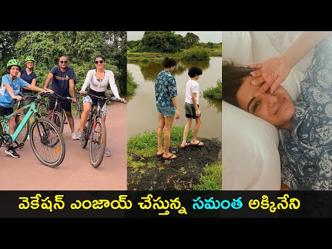 Actress Samantha latest vacation moments going viral on social media Actress Samantha latest vacation moments going viral on social media