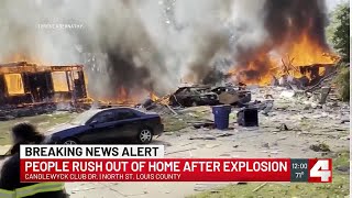 Neighbors react after explosion in north St. Louis County