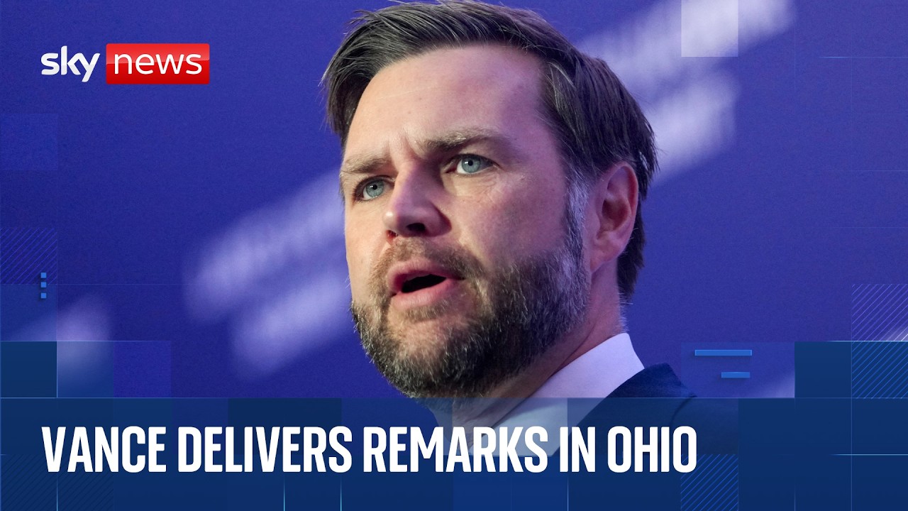 JD Vance gives economy speech in hometown as Trump team looks ahead to midterms