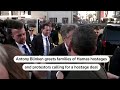 Blinken greets Hamas hostage families, protesters  | REUTERS  - 00:55 min - News - Video