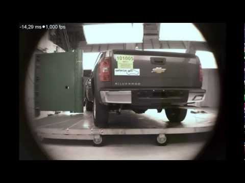 วิดีโอ Crash Test Chevrolet Silverado 1500 Crew Cab ตั้งแต่ปี 2008