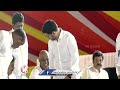 Venkaiah Naidu and Boyapati Srinu Attends AP CM Chandrababu Oath Ceremony | V6 News  - 03:02 min - News - Video