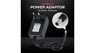 Pratinjau video produk Taffware Adaptor Power Supply Converter AC to DC 12V 3A LED Strip - DSM-1230