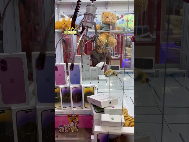 Catching a ginger cat in a claw machine! The kitten actually ran away #catch dolls #arcade