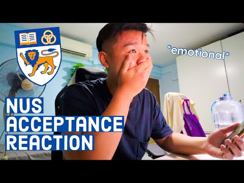 University Acceptance Reaction (NUS Medicine) *dream come true ?!?*