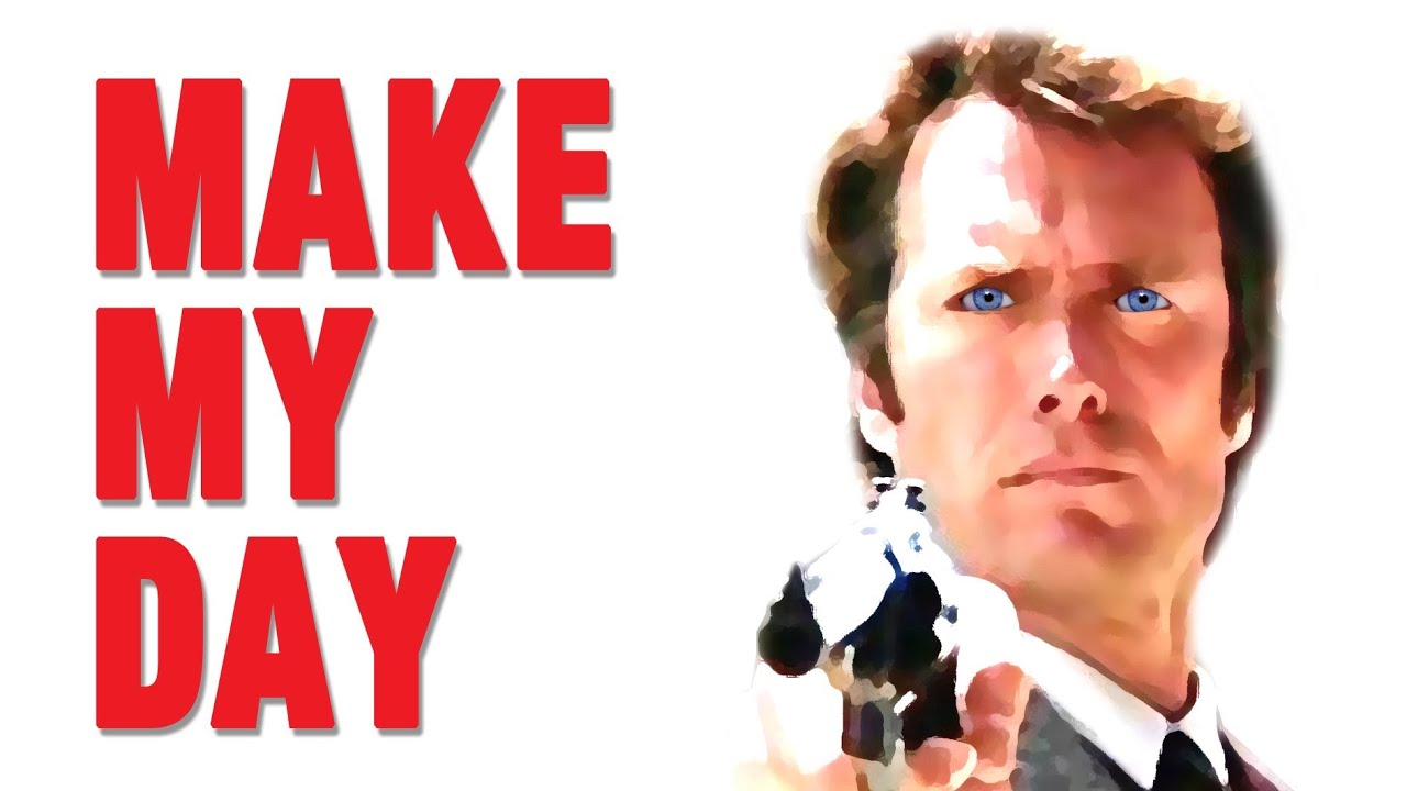 Sudden Impact Quote Sticker! "Go Ahead, Make My Day." Clint - Foto 3