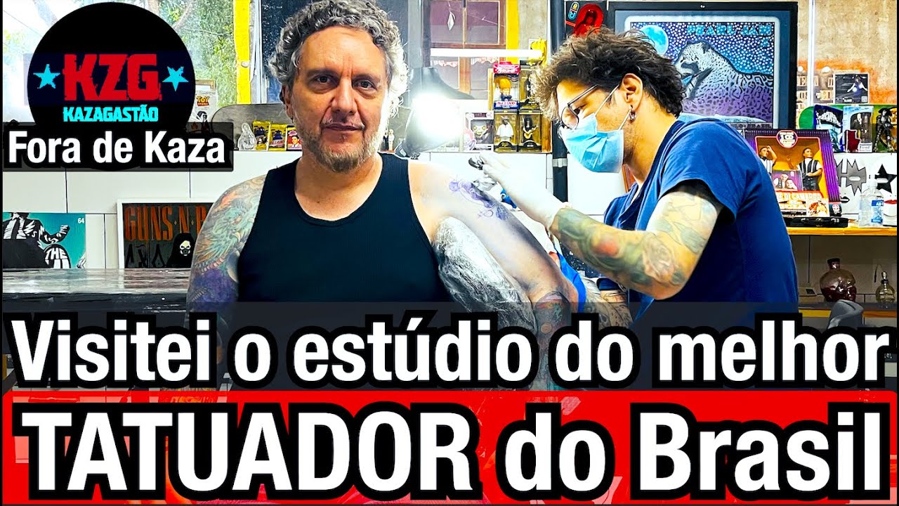 GASTÃO VISITA um ESTÚDIO de TATUAGEM ⭐️
