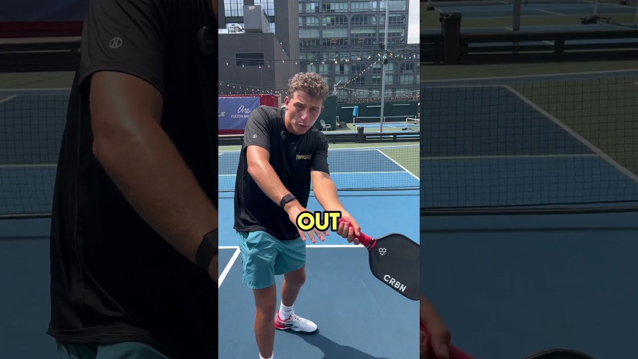 How To Hit Top-Spin! #pickleball #pickleballtips #shorts