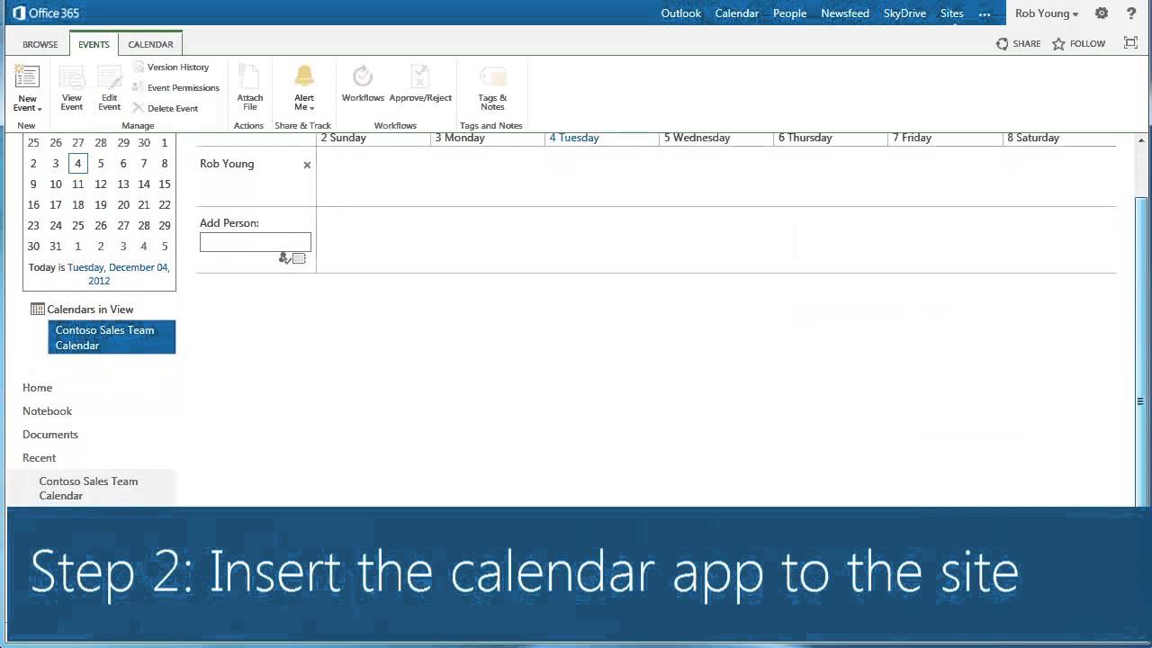 Create A Calendar In SharePoint 2013 EPC Group YouTube